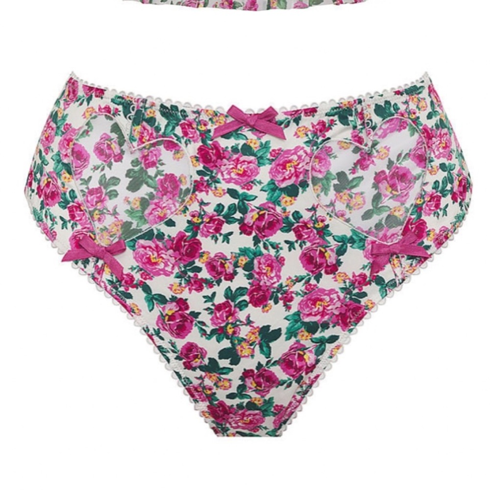 For love and lemons panty NWT size Medium. Very floral and beautiful. Hearts